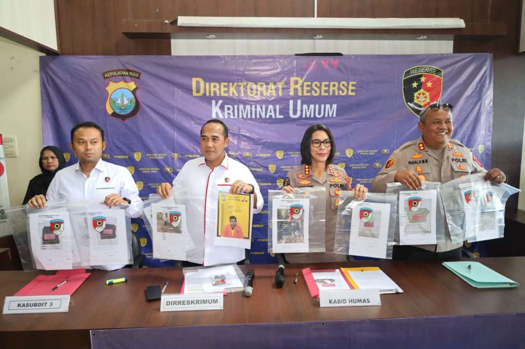 Polda Kepri Ringkus Suami Siri Pelaku Pembunuhan Perempuan di Sungai Lumpur