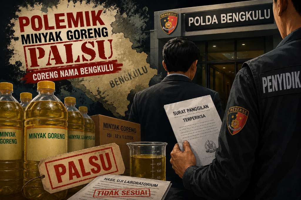 Polemik Minyak Goreng Palsu Coreng Nama Bengkulu, Bos Perusahaan Mulai Dipanggil Penyidik