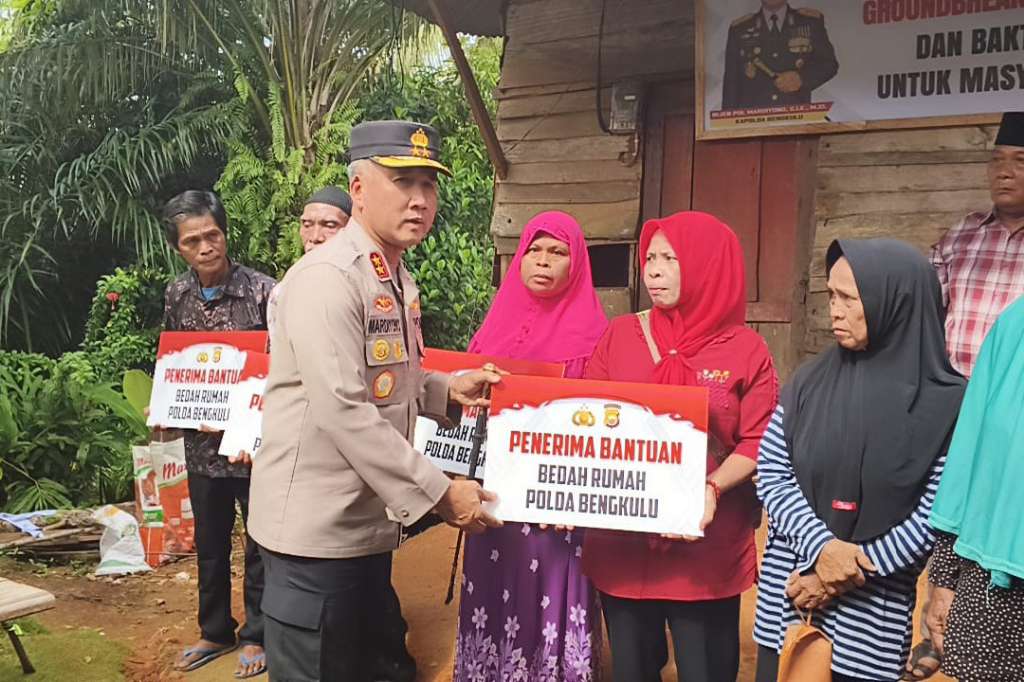 Program Bedah 80 Rumah Polda Bengkulu, Jadi Momentum Peringati HUT Bhayangkara 2026