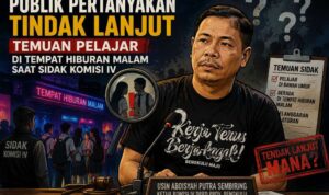Publik Pertanyakan Tindak Lanjut Temuan Pelajar di Tempat Hiburan Malam Saat Sidak Komisi IV