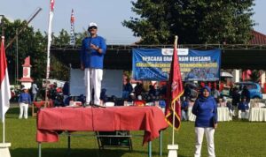 STI Kota Blitar Gelar Senam Massal di Lapangan Bendo, Tekankan Kemandirian Organisasi