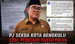 Soal Surat Eksekusi Pondok Pedagang Pantai Panjang, Netizen, Kok Sekda Bicara Semudah Ini Soal Surat Eksekusi Pondok Pedagang Pantai Panjang, Netizen: Kok Sekda Bicara Semudah Ini?