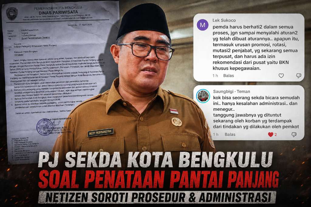 Soal Surat Eksekusi Pondok Pedagang Pantai Panjang, Netizen: Kok Sekda Bicara Semudah Ini?