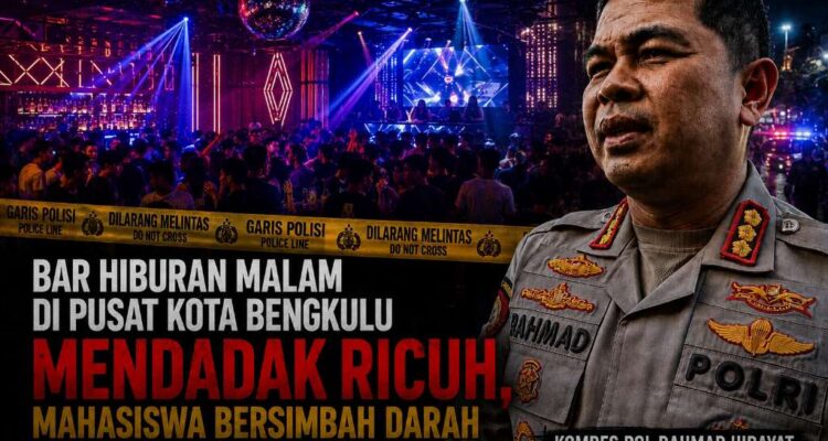 Tempat Hiburan Malam di Pusat Kota Bengkulu, Mahasiswa Bersimbah Darah Lapor Polisi Tempat Hiburan Malam di Pusat Kota Bengkulu Ricuh, Mahasiswa Bersimbah Darah Lapor Polisi