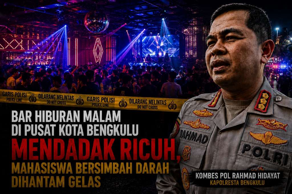 Tempat Hiburan Malam di Pusat Kota Bengkulu Ricuh, Mahasiswa Bersimbah Darah Lapor Polisi