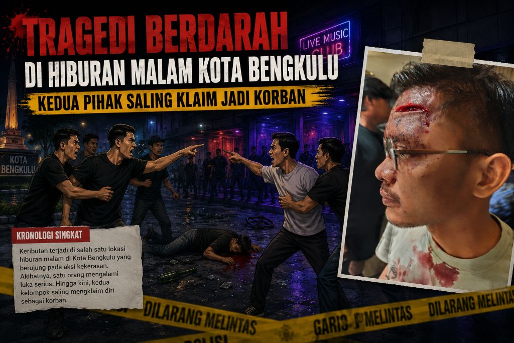 Tragedi Berdarah di Hiburan Malam Kota Bengkulu Kedua Pihak Saling Klaim Jadi Korban