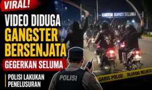 Viral, Video Diduga Gangster Bersenjata Gegerkan Seluma, Polisi Lakukan Penelusuran Viral! Video Diduga Gangster Bersenjata Gegerkan Seluma, Polisi Lakukan Penelusuran