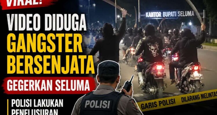 Viral! Video Diduga Gangster Bersenjata Gegerkan Seluma, Polisi Lakukan Penelusuran