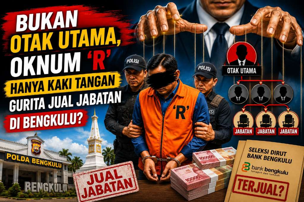Bukan Otak Utama, Oknum 'R' Hanya Kaki Tangan Gurita Jual Jabatan di Bengkulu