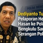 Dediyanto Tuding Pelaporan Helmi Hasan ke Polda Bengkulu Sarat Serangan Politik