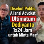 Disebut Politis, Aliansi Advokat Ultimatum Dediyanto 1x24 Jam untuk Minta Maaf, Genderang Perang Ditabuhkan