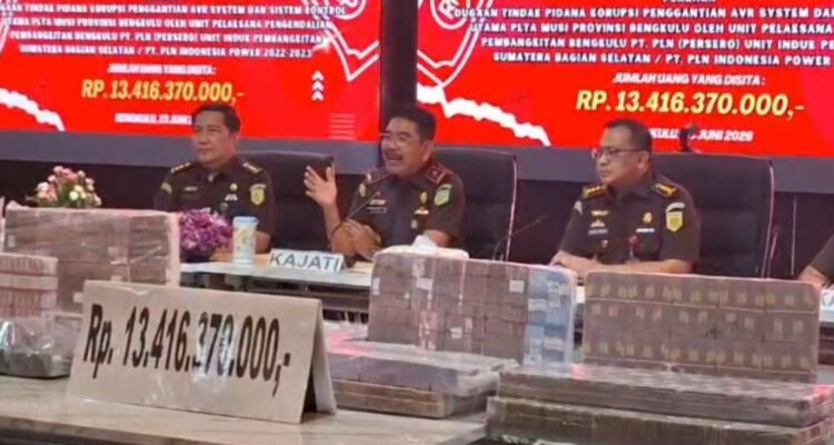 Duit Korupsi PLTA Musi Rp13,4 Miliar Dikembalikan, Kejati: 9 Tersangka Tetap Diproses!