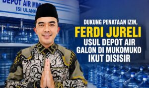Dukung Penataan Izin, Ferdi Jureli Usul Depot Air Galon di Mukomuko Ikut Disisir