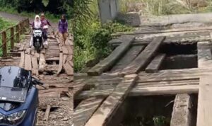 Jadi Jualan Kampanye Pilkada, Jembatan Vital di Lubuk Sandi Seluma Kini Telantar dan Rusak Parah
