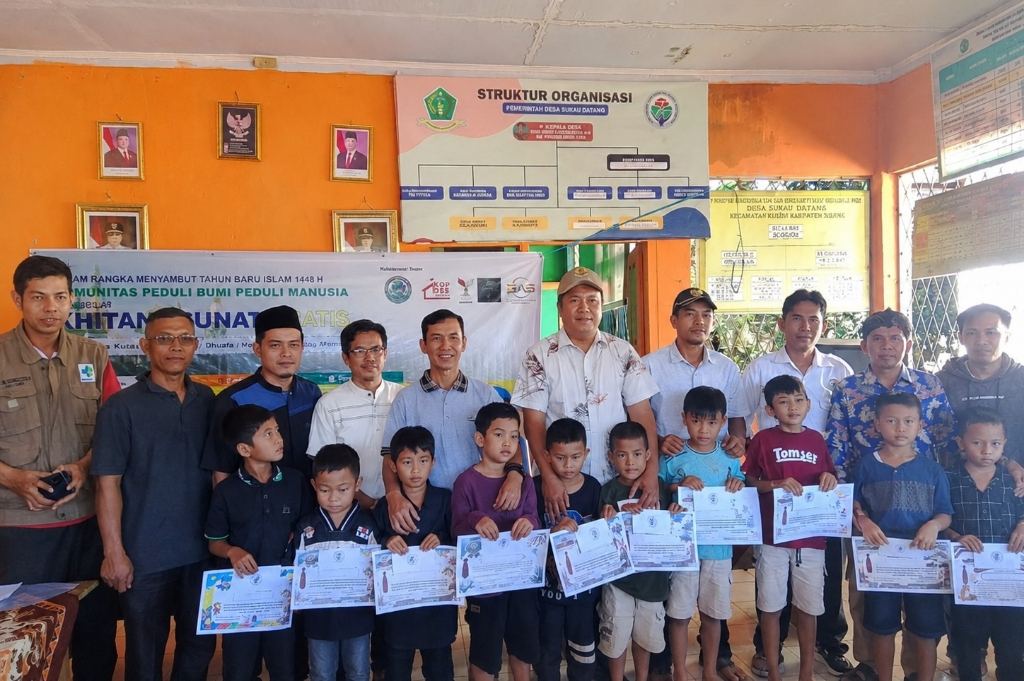 Komunitas Peduli Bumi Peduli Manusia Gelar Sunatan Massal, Wabup Beri Apresiasi