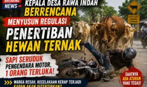 Mengancam Keselamatan Warga, Kades Rawa Indah Segera Susun Regulasi Penertiban Hewan Ternak