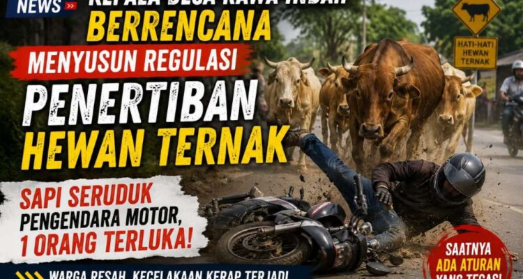 Mengancam Keselamatan Warga, Kades Rawa Indah Segera Susun Regulasi Penertiban Hewan Ternak Mengancam Keselamatan Warga, Kades Rawa Indah Segera Susun Regulasi Penertiban Hewan Ternak