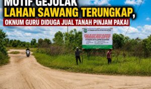 Motif Gejolak Lahan Sawang Terungkap, Oknum Guru Diduga Jual Tanah Pinjam Pakai