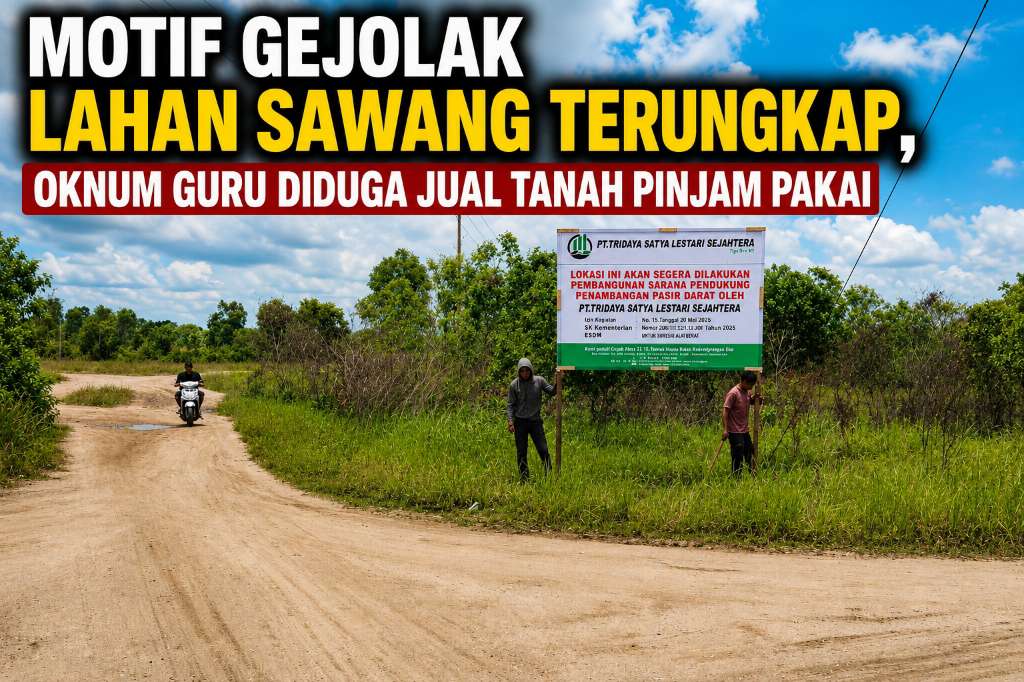 Motif Gejolak Lahan Sawang Terungkap, Oknum Guru Diduga Jual Tanah Pinjam Pakai