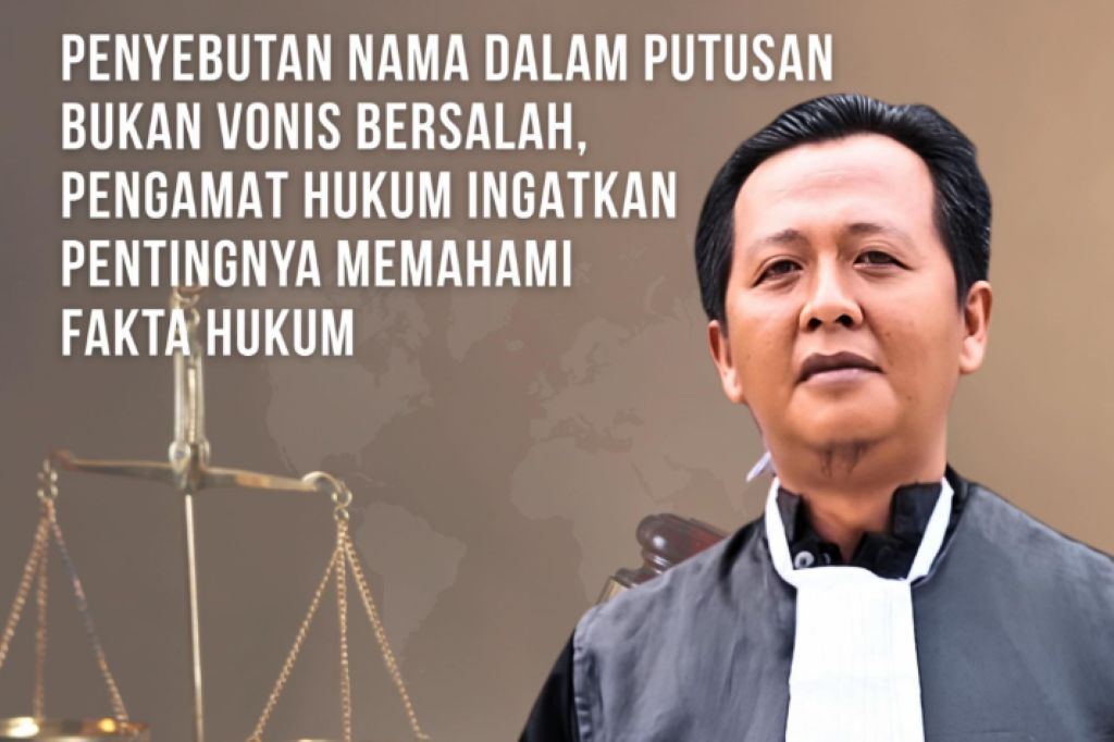 Nama Helmi Hasan Disebut dalam Putusan PDAM Tirta Hidayah, Pengamat, Bukan Vonis Bersalah