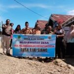 Pemdes Ajai Siang Gelar Pra Pelaksanaan Rehab Jalan Lingkungan