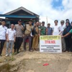 Pemdes Bajok Mulai Rehab Jalan Lingkungan
