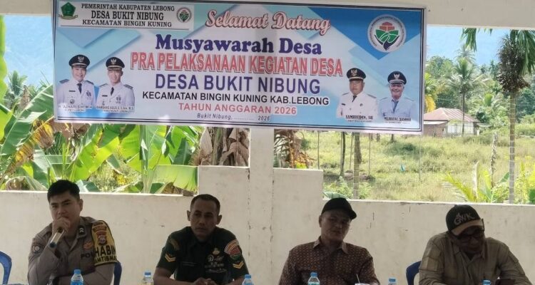 Pemdes Bukit Nibung Prioritaskan Starlink, Irigasi dan Jalan Desa Pemdes Bukit Nibung Prioritaskan Starlink, Irigasi dan Jalan Desa