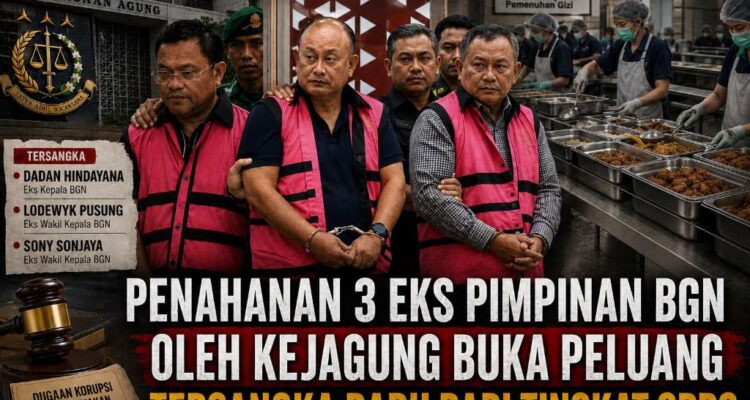 Penahanan 3 Eks Pimpinan BGN Oleh Kejagung Buka Peluang Tersangka Baru dari Tingkat SPPG