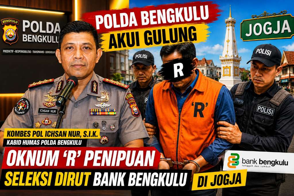 Polda Bengkulu Akui Gulung Oknum R Penipuan Seleksi Dirut Bank Bengkulu Di Jogja