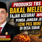 Produksi TBS Bakal Meledak, Fajar Asegraf Warning Pemda Jangan Jegal Izin PKS Mini di Desa Sibak