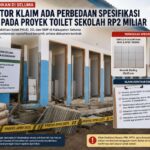 Proyek Toilet Disdikbud Seluma Bermasalah, Kontraktor Akui Adanya Perbedaan Kontrak dan Fisik Proyek Toilet Disdikbud Kabupaten Seluma Bermasalah, Kontraktor Akui Adanya Perbedaan Kontrak dan Fisik