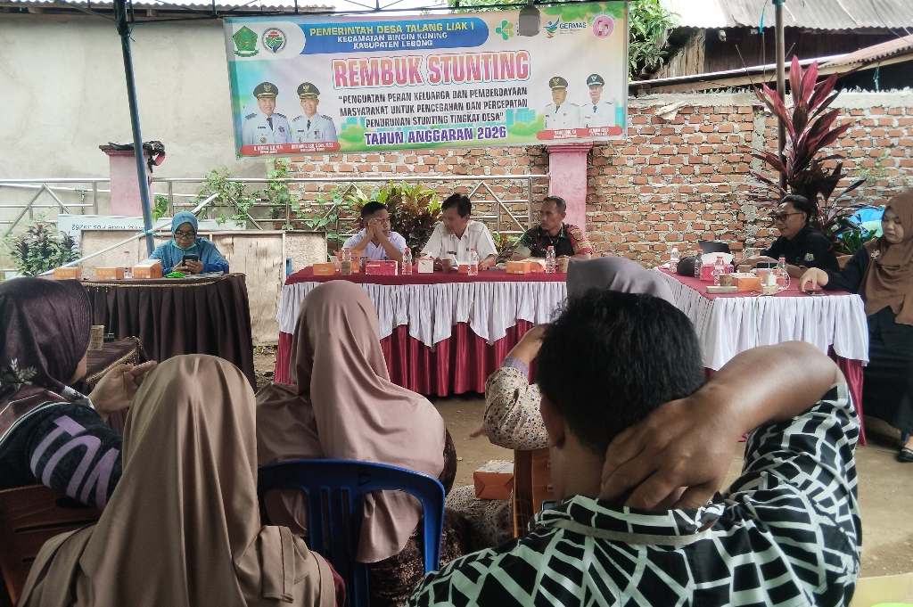 Rembuk Stunting Talang Liak I, Yazman Heris Tekankan Peran Kader