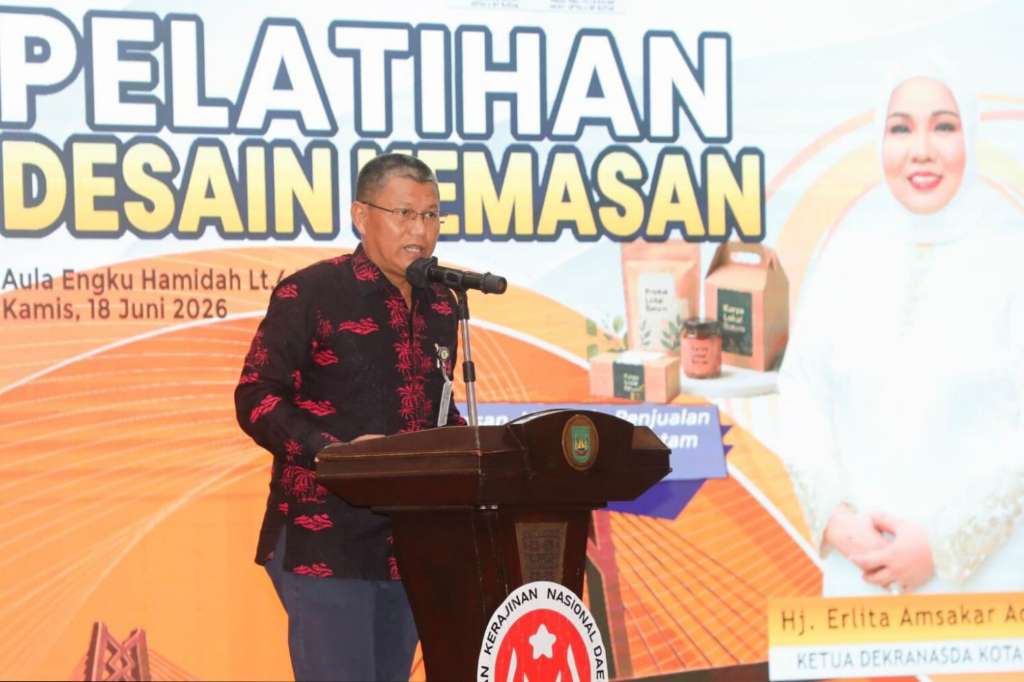 Sekda Firmansyah Buka Pelatihan Desain Kemasan, Dorong IKM Batam Naik Kelas dan Tembus Pasar Global
