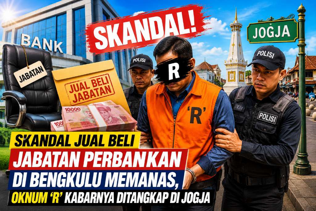Skandal Jual Beli Jabatan Perbankan di Bengkulu Memanas, Oknum ‘R’ Kabarnya Ditangkap di Jogja