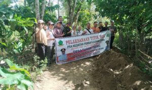 Titik Nol Digelar, Jalan Usaha Tani Turan Tiging Direhabilitasi