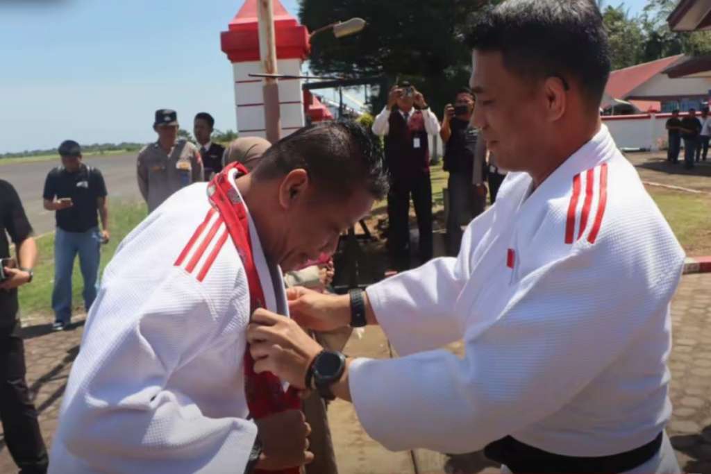 Tradisi Judo Sambut Wakapolda Bengkulu Yang Baru, Simbol Persaudaraan dan Pengabdian