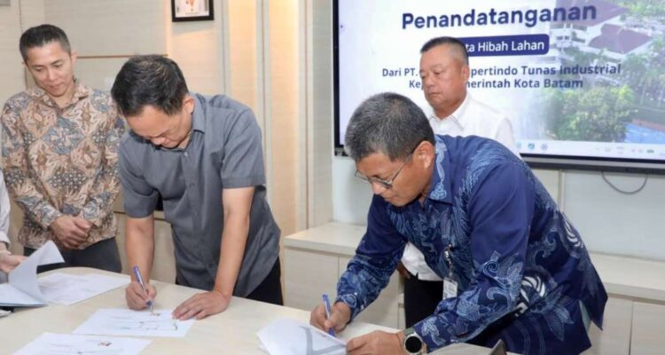 Tunas Group Serahkan Hibah Lahan ke Pemko Batam Guna Dukung Pembangunan Daerah