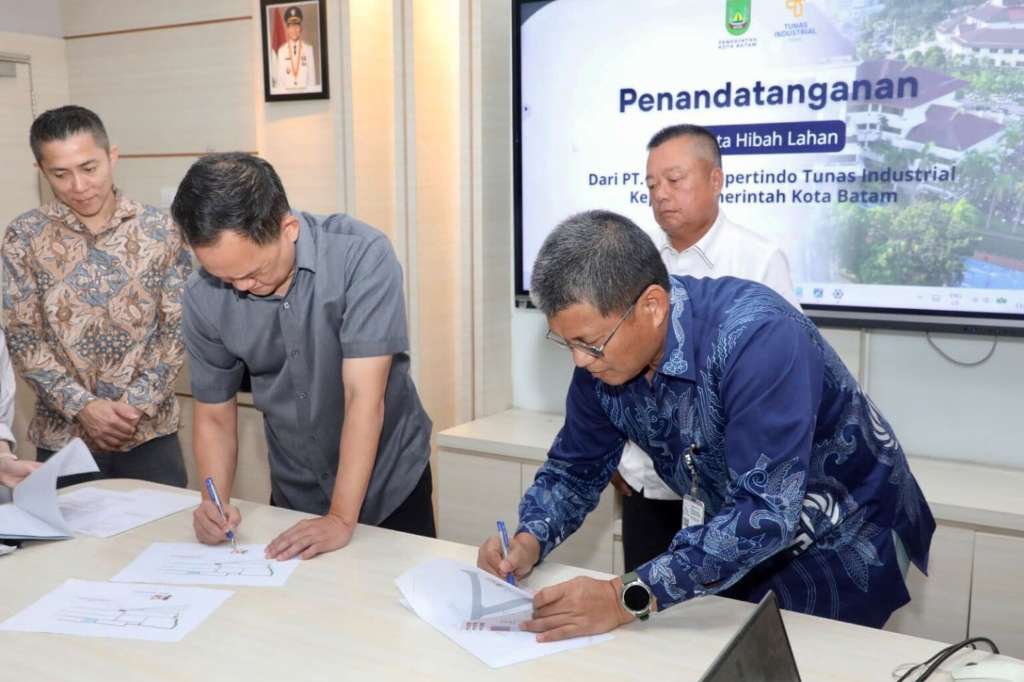 Tunas Group Serahkan Hibah Lahan ke Pemko Batam Guna Dukung Pembangunan Daerah