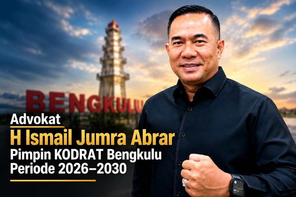 Advokat H Ismail Jumra Abrar Pimpin KODRAT Bengkulu Periode 2026–2030