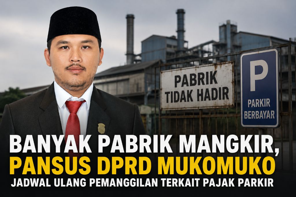 Banyak Pabrik Mangkir, Pansus DPRD Mukomuko Jadwal Ulang Pemanggilan Terkait Pajak Parkir