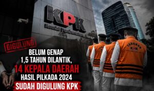 Belum Genap 1,5 Tahun Dilantik, Sudah 14 Kepala Daerah Hasil Pilkada 2024 Digulung KPK