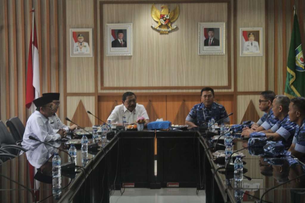 Danlanud SMH Silaturahmi ke Pemprov Bengkulu, Progres Satrad Bengkulu Selatan Capai 30 Persen