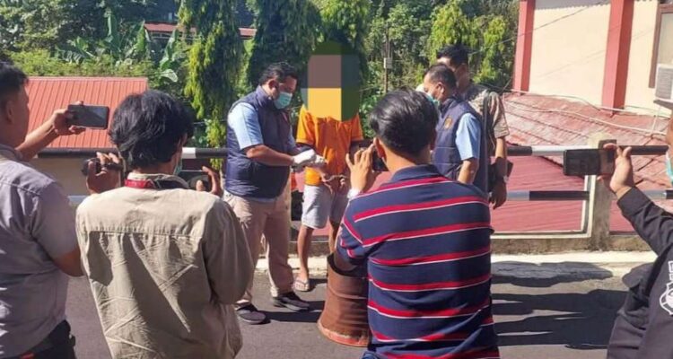 Ditresnarkoba Polda Bengkulu Bakar Puluhan Gram Ganja