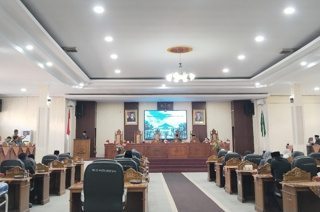 Empat Raperda Resmi Masuk DPRD Lebong, Fraksi Segera Sampaikan Pandangan