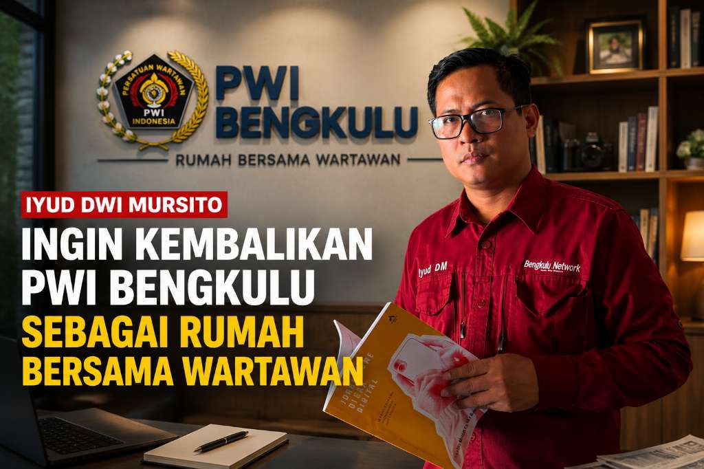 Iyud Dwi Mursito Ingin Kembalikan PWI Bengkulu Sebagai Rumah Bersama Wartawan