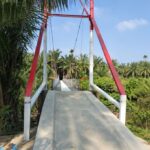 Jembatan Gantung Padang Merbau Rampung, Kades Terima Kasih Kodim 0425 Seluma