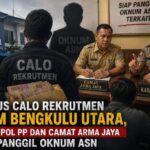 Kasus Calo Rekrutmen PDAM Bengkulu Utara, Kasat Pol PP dan Camat Arma Jaya Siap Panggil Oknum ASN Kasus Calo Rekrutmen PDAM Bengkulu Utara, Kasat Pol PP dan Camat Arma Jaya Siap Panggil Oknum ASN