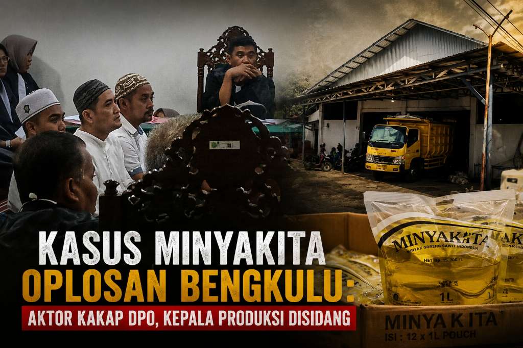Kasus Minyakita Oplosan Bengkulu Aktor Kakap DPO, Kepala Produksi Mulai Disidang
