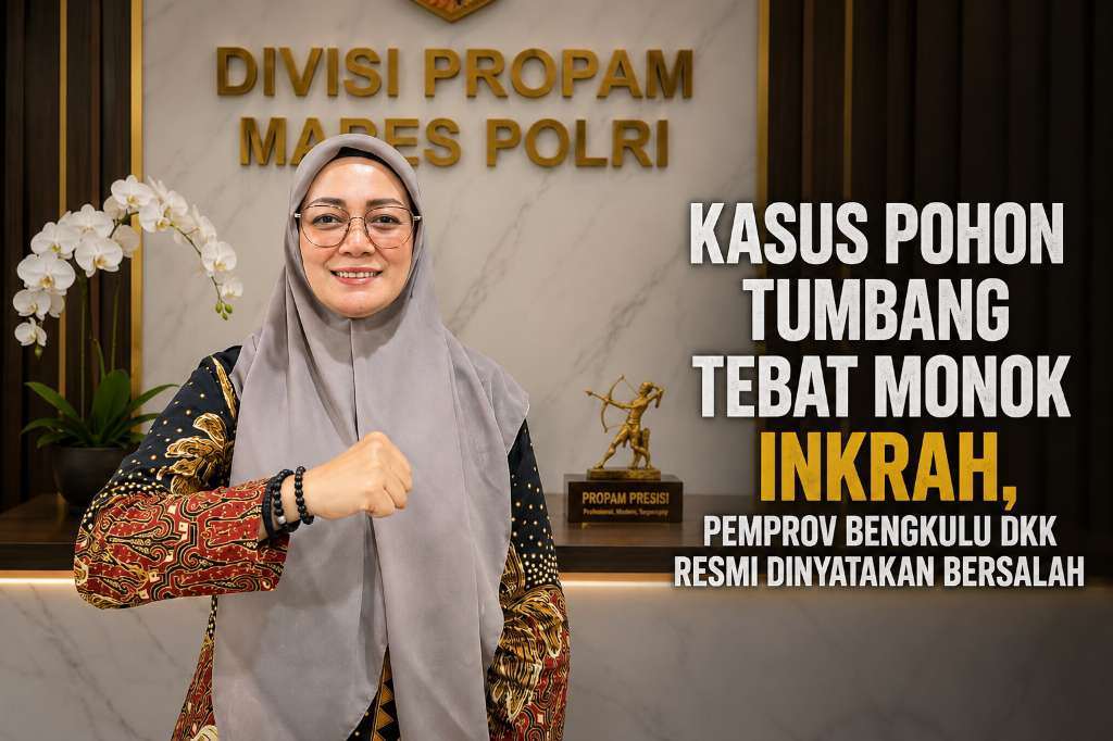 Kasus Pohon Tumbang Tebat Monok Inkrah, Pemprov Bengkulu dkk Resmi Dinyatakan Bersalah