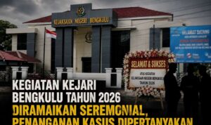 Kegiatan Kejari Bengkulu Tahun 2026 Diramaikan Seremonial, Penanganan Kasus Dipertanyakan Kegiatan Kejari Bengkulu Tahun 2026 Diramaikan Seremonial, Penanganan Kasus Dipertanyakan